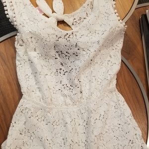 Xhilaration lace romper cover up